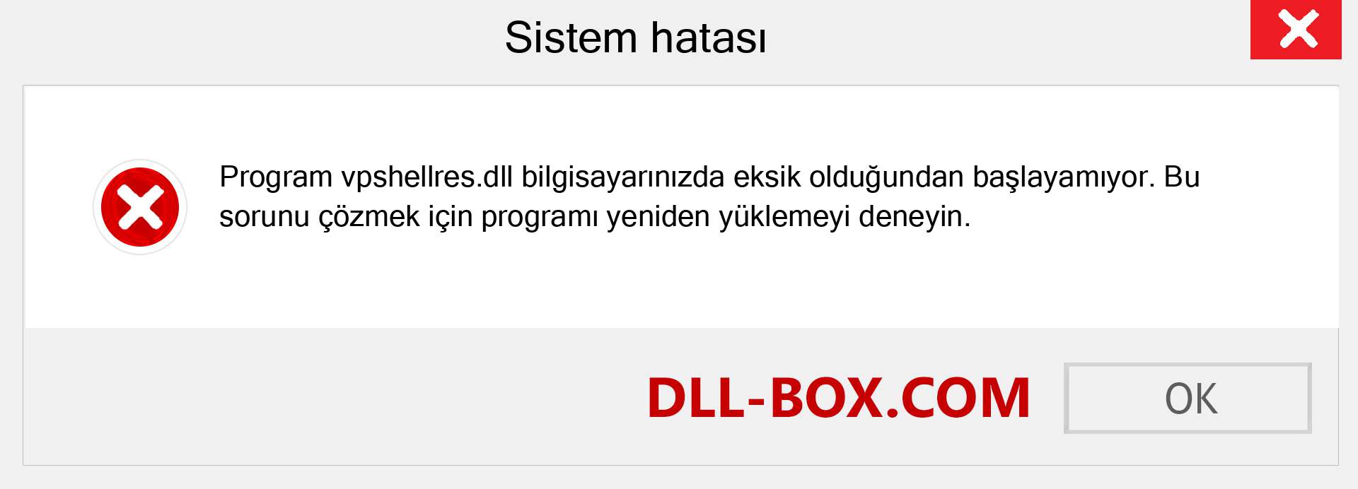 vpshellres.dll dosyası eksik mi? Windows 7, 8, 10 için İndirin - Windows'ta vpshellres dll Eksik Hatasını Düzeltin, fotoğraflar, resimler